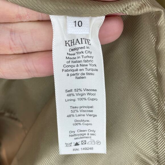 NWT New KHAITE Mayley Wool Blend Blazer Size 10 - Picture 8 of 9
